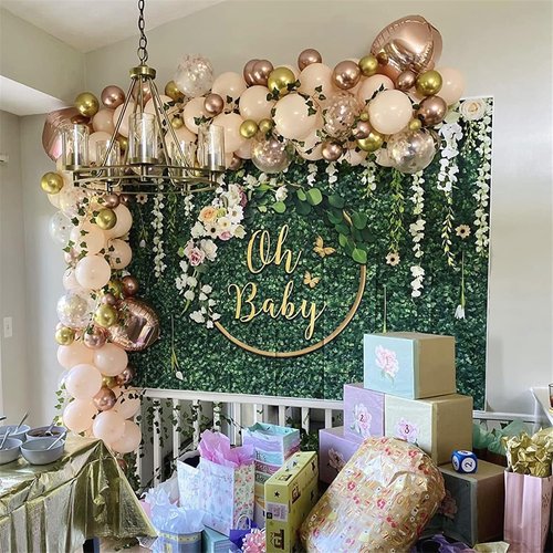 Blush Rose Gold Balloon Garland Kit - 119 Pieces of Peach Pink & Metallic Rose Gold for Birthday & Wedding Decor