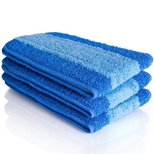 VanDuck Microfiber Cleaning Pads Compatible with Bona Mop (3 Pack) - Microfiber Mop Pads for Hardwood Floor for 18 Inch