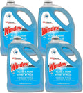 Windex Glass Cleaner Refill - Original 1 Gallon | Convenient 4-Pack for Streak-Free Shine