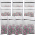 Skiennix Laundry Bags - Premium Double-Layer Honeycomb Mesh for Delicates | 10 Pcs, 12 x 16 Inches