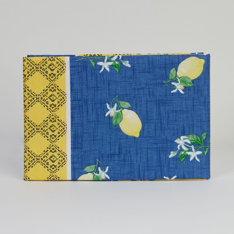 Lemon Bliss Vinyl Tablecloth 52" x 70" - Vibrant Lemon Print