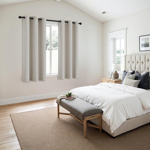 MIULEE Blackout Curtains - Thermal Insulated Room Darkening Drapes for Bedroom & Living Room | 40 x 45 Inches, 2 Panels