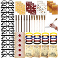 Vanblue 84Pcs Wizard Party Favors Birthday Decorations,Wand Pencils,Wizard Glasses Spiral Notebooks Goodie Bag Stuffers,Classroom Rewards for Kids Student Magic Birthday Gift School Party Supplies