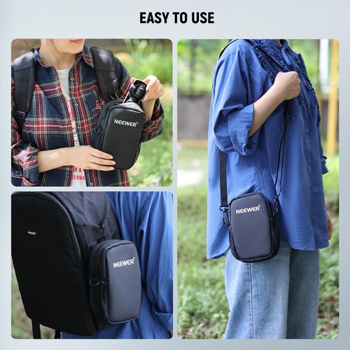 NEEWER Camera Sling Bag, Water Resistant Lightweight Compact Travel Case Crossbody for Photographers, Compatible with DJI Osmo Pocket 3 DSLR Mirrorless Small Photography Accessories, PB13