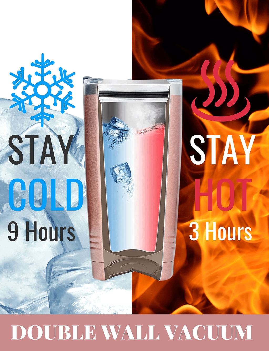 Mawmaw Gifts for Grandma, Insulated Stainless Steel Wine Tumbler with Lid, For Nana, Gigi, Granny, Grammy, Birthday, Mother’s Day, Christmas gifts, Rose Gold, (20 oz) Call me Mawmaw