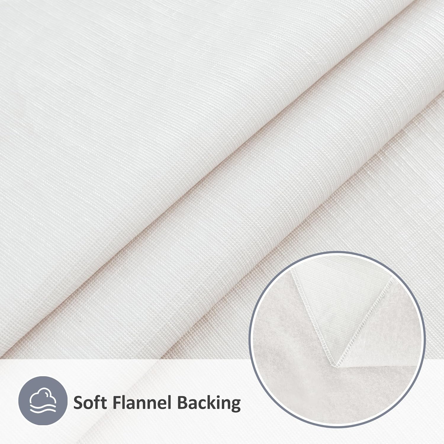 Skiennix Square Vinyl Tablecloth - Waterproof Flannel Backing | 54x54 Inch Ivory - 6 Pack for Outdoor Dining
