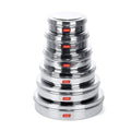Sumeet Stainless Steel Containers Set- 300ML,480ML, 600ML, 700ML,900ML, 1200ML, 6 Pieces