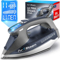 Pursteam Steam Iron - 1800W Power, LCD Screen, Nonstick Ceramic Soleplate | Auto Shutoff & Self-Cleaning