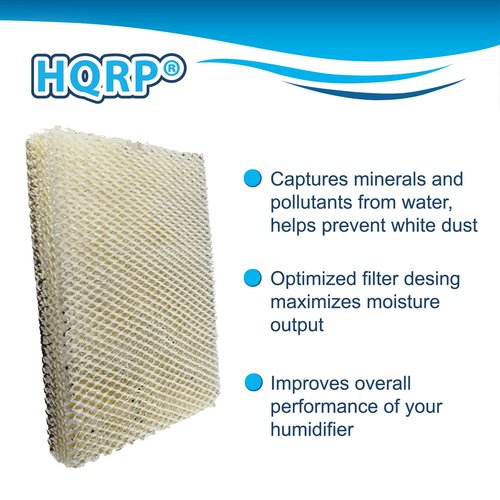 HQRP 2-Pack Water Filter Replacement for Bryant Carrier P110-4545 fits HUMCCWBP, HUMBBWBP, HUMCRWBP series, HUMCCWBP2417, HUMBBWBP2417, HUMCRWBP2417 Humidifiers