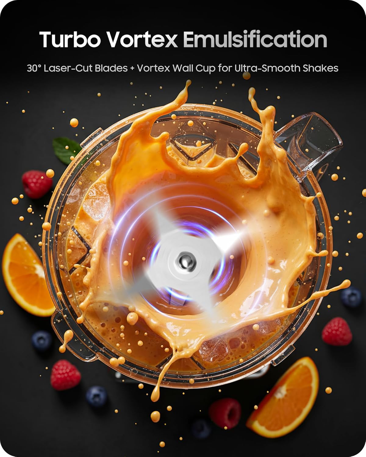 Professional Commercial Vacuum Blender - 2026 Upgrade, 40000 RPM, 56oz Tritan Cup for Smoothies & Soups