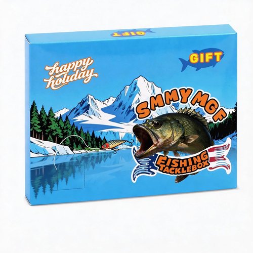 Fishing Tackle Box Kit - 142 Pcs Lures Set with Techniques Book | Saltwater & Freshwater Gear for Bass, Trout, Salmon