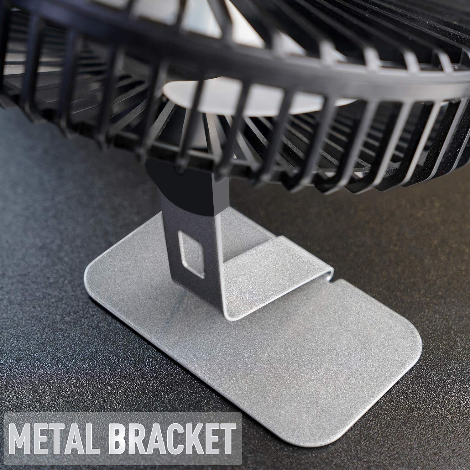 SLENPET USB Desk Fan - 6 Inch Ultra-Quiet Mini Fan with 4 Speeds & 90° Adjustment | Portable Silver Design for Home & Office