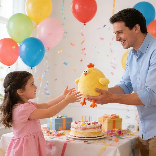 PAKEHA Giant Stuffed Animal, Chicken Plush, Chicken Stuffed Animal, Chicken Pillow, Funny Chicken Stuffed Animal, Thanksgiving Day, Christmas, Birthday Gifts, Ideal Gift for Kid Boy,Girl&Girlfriend