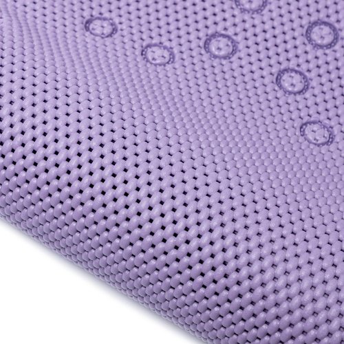 Bathtub Mat Non Slip 36” X 17” Purple Shower Mat Soft Foam Bath Mats for Bathroom Tub, Bathtub Mat with Drain Holes, Suction Cups, Shower Mat Non Slip