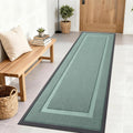 OLANLY Waterproof Front Door Mat - All-Season Indoor/Outdoor Doormat, Easy Clean, 71x23, Grayish Green