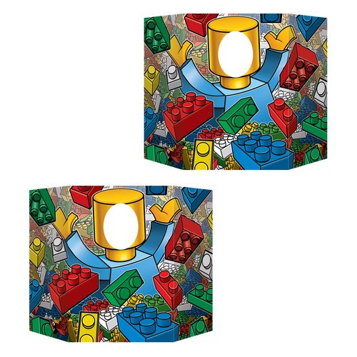 Beistle , 2 Piece Building Blocks Photo Props, 37" x 25"
