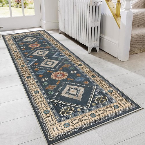 SIPIHA Boho Kitchen Rugs Sets 4 Piece with Runner Floral Kitchen Floor Mat Carpet Farmhouse Kitchen Rugs and Mats Non Skid Washable Runner Rug for Kitchen Floor Sink