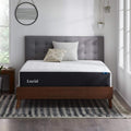 Lucid 12 Inch Memory Foam Mattress - Medium Plush Comfort - Bamboo Charcoal & Cooling Gel - Queen Size