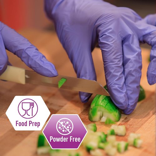 MedPride Powder-Free Nitrile Exam Gloves - Small Size | Pack of 100 for Superior Protection