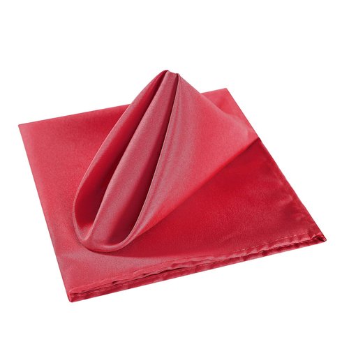 Cloth Napkins 17x17 inch Washable Polyester Dinner Napkins Soft Table Napkins for Wedding Party Dining Banquet(Red,100PCS)