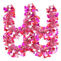 Gloreyan 20FT/6M Valentines Day Tinsel Garland, Red Pink White Heart Metallic Tinsel Twist Garland Hanging Decoration for Valentine’s Day Wedding Birthday Party Supplies