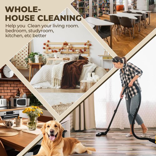 Vacuum Cleaner Bags Replacement for Kenmore Canister Type C/Q 5055, 50555, 50557, 50558, 200 Series, 400 Series, 600 Series, 700 Series, 800 Series and Pana·sonic Type C-5, C-18 Series Vacuum, 10 Pack