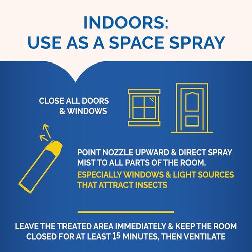 Hot Shot Flying Insect Killer - 15 Oz Aerosol Spray | Kills Houseflies & Mosquitoes Indoors & Outdoors