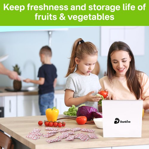 16 Pack Produce Saver Refill Kit, Carbon Filter Refills Ethylene Gas Absorber for Produce Keeper and Crisper Inserts, Fridge Keep Fruits Vegetable Fresh, Fruits & Vegetables Storage