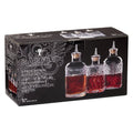 Barfly Bitters Bottle Set of 3 - M37186/M37187/M37188, Glass, 6.8 oz (200 ml), Set of 3