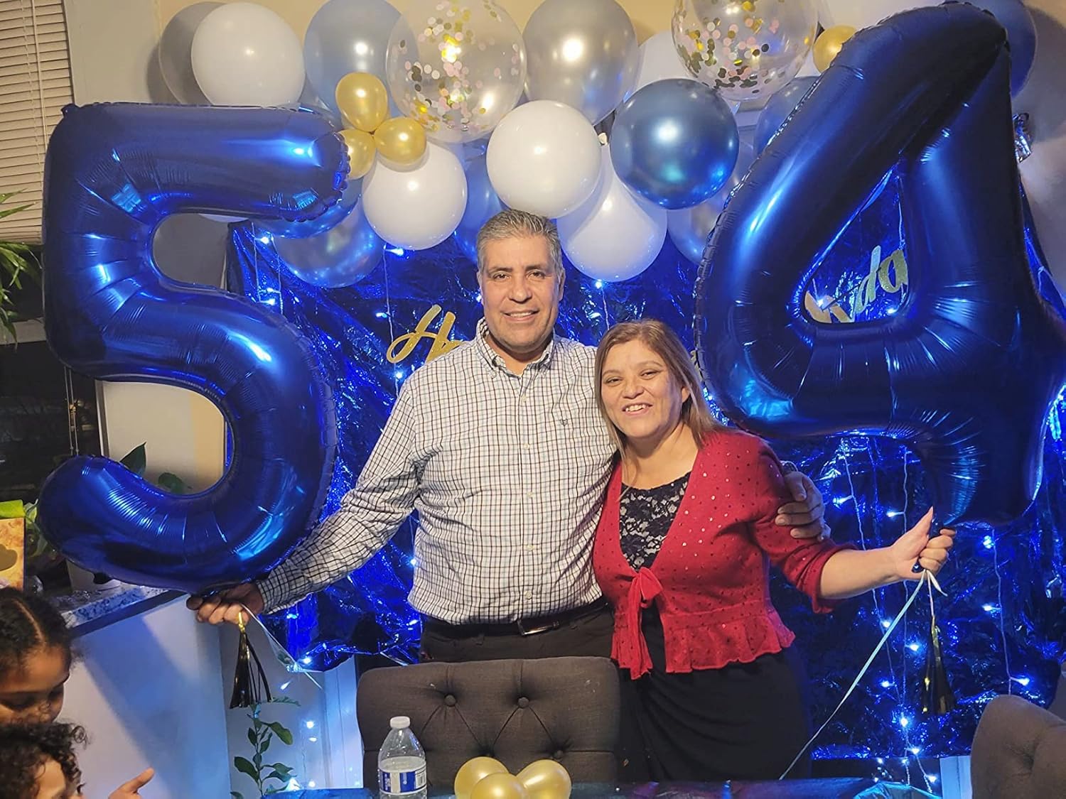 Numbers Balloons 40 Inch - Navy Blue Number 4 Balloons for 4th Birthday Celebration