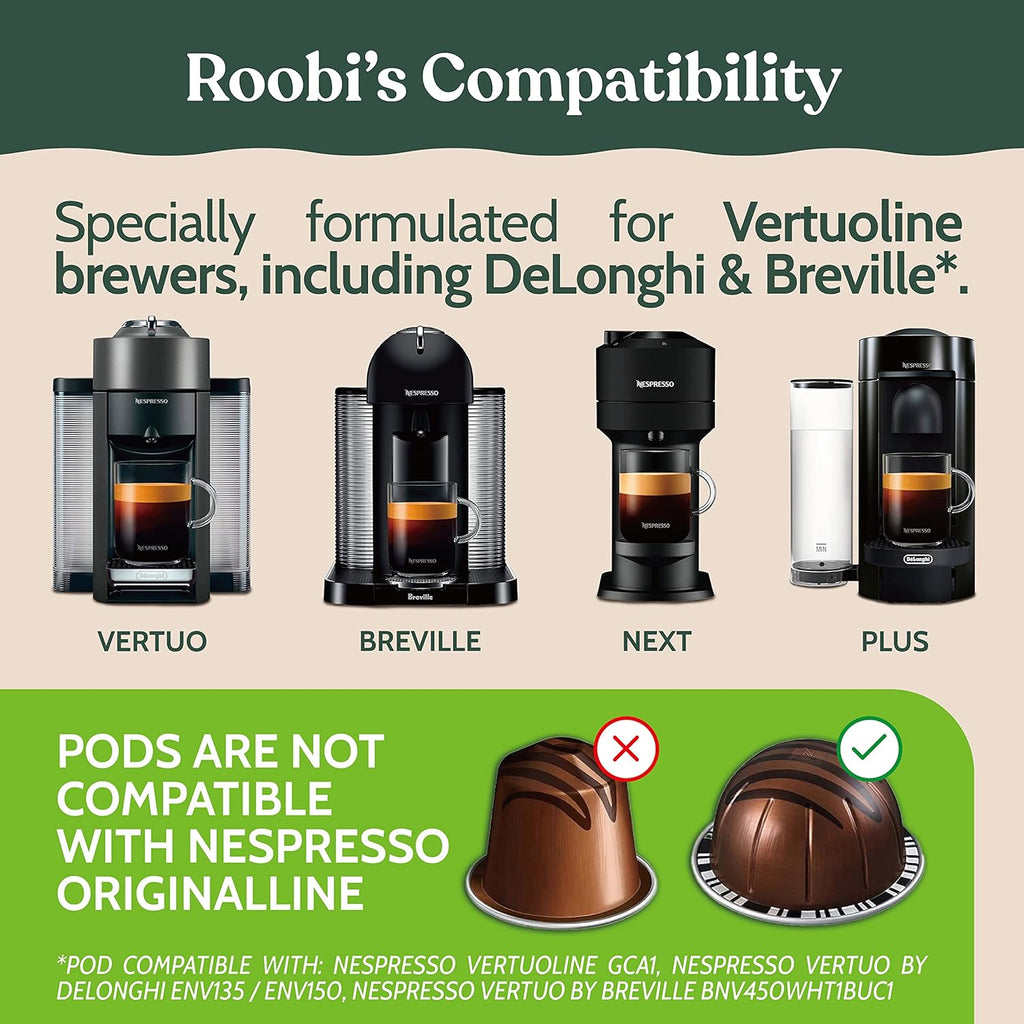 Roobi Nespresso Compatible Vertuo Cleaning & Descaling Kit - 6 Month Supply | Eco-Friendly Maintenance Essentials