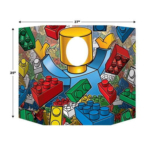 Beistle , 2 Piece Building Blocks Photo Props, 37" x 25"