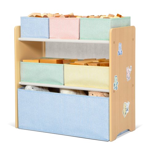 Delta Children - GapKids 6 Bin Toy Organizer - Greenguard Gold Certified, Pastel