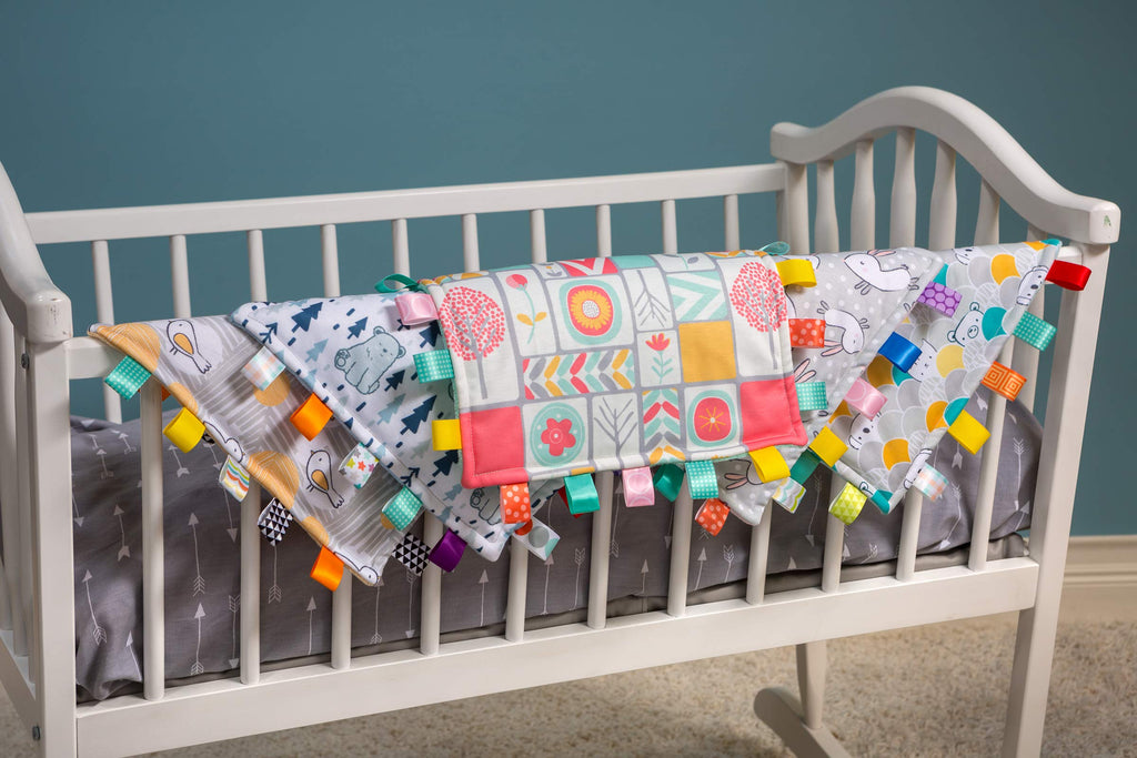 Taggies Original Blanket, 12 X 12", Comfy Birds (41510)