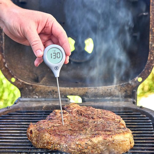 ThermoWorks ThermoPop 2 — Best Value Instant Read Thermometer - Cayenne Pepper Red