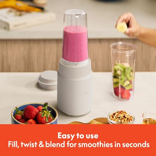 Bella Portable Rocket Blender - 6 Pcs Juicer & Smoothie Maker | BPA-Free, 240W Motor, Stainless Steel Blade