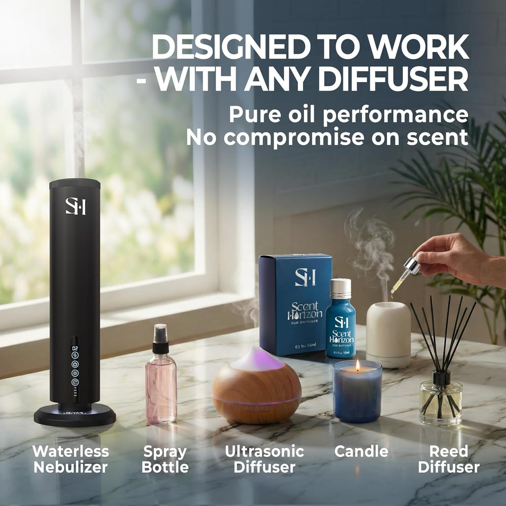 Royal Cashmere RC Hotel 5-Star Diffuser Oil - Luxury Scent for Ultrasonic & Waterless Diffusers | 0.5 Fl Oz (15 ml)