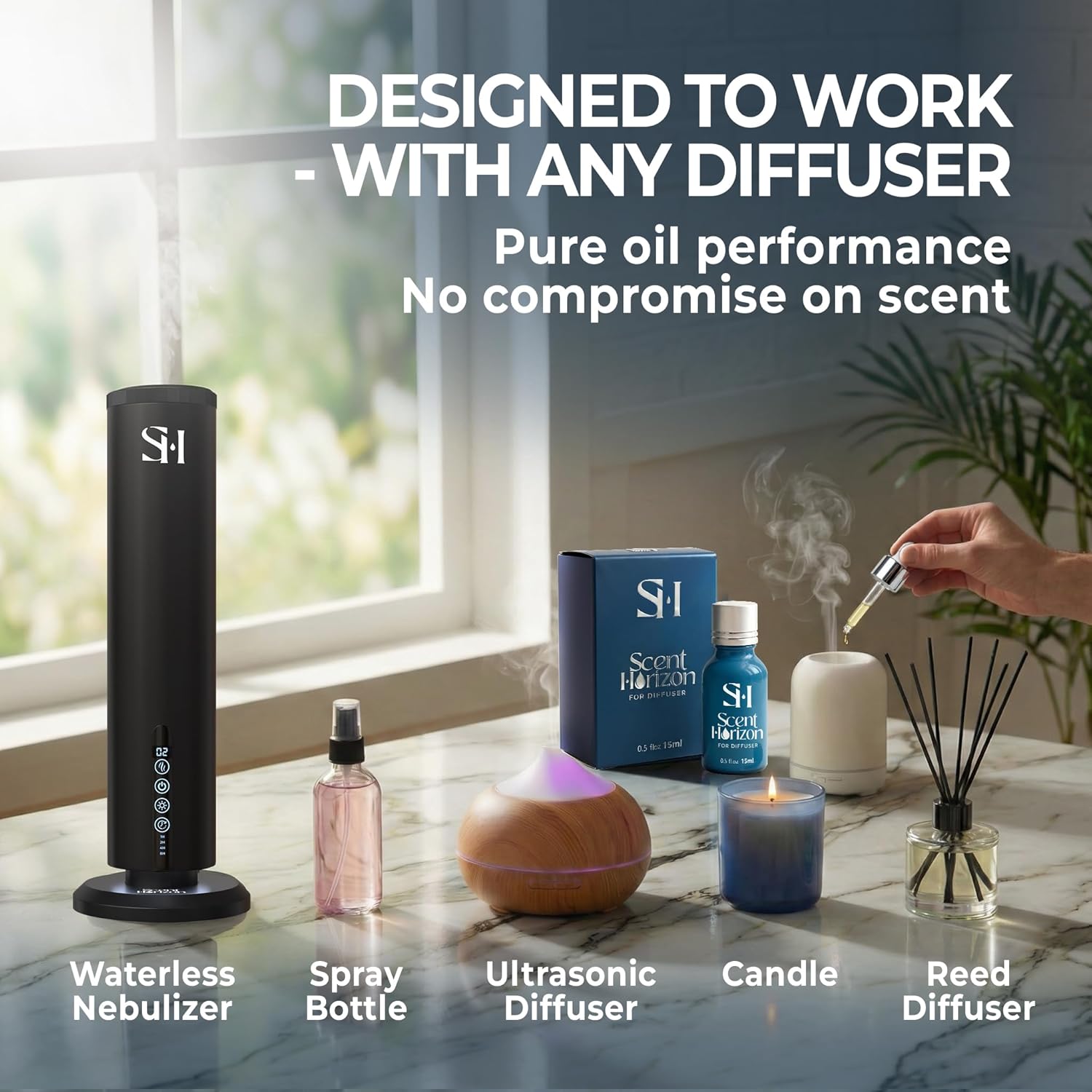 Royal Cashmere RC Hotel 5-Star Diffuser Oil - Luxury Scent for Ultrasonic & Waterless Diffusers | 0.5 Fl Oz (15 ml)