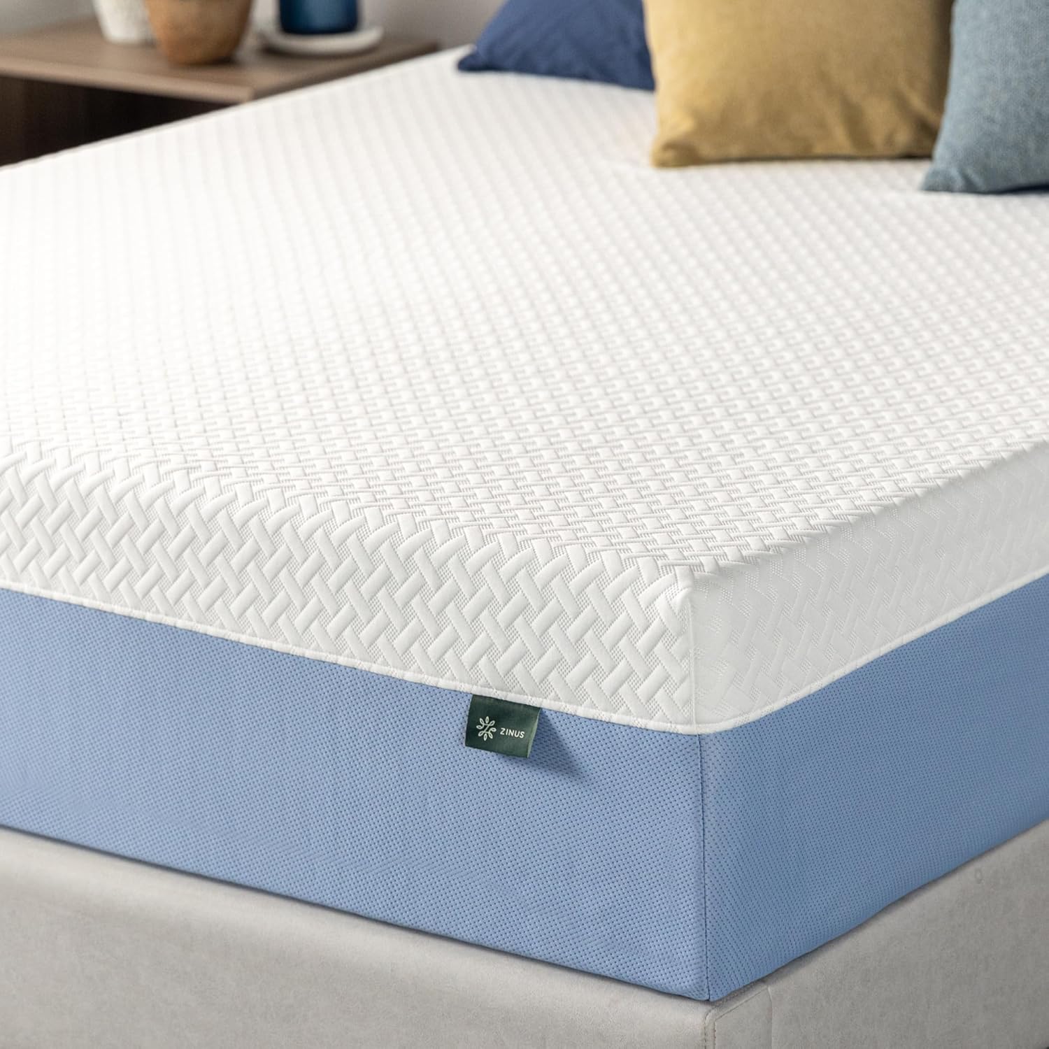 Zinus 12 Inch Twin Memory Foam Mattress - Cooling Essential, Fiberglass Free, Medium Feel, Breathable Design