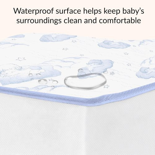 Dream On Me 2-in-1 Breathable Pocket Coils Inner Spring Portable Crib Mattress, Greenguard Gold and JPMA Certified, White