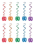 60 Whirls Assorted Colors 5 Count Pack of 2