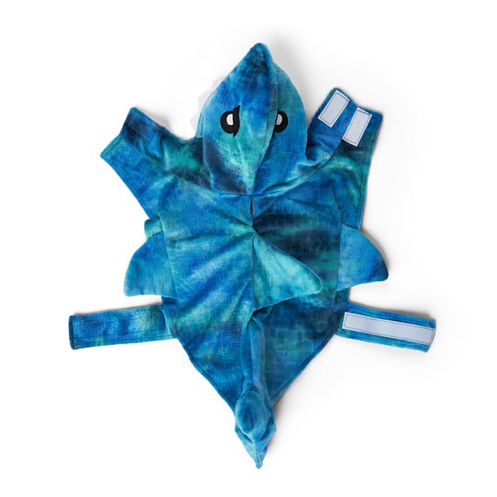 Petco Shark Hooded Pet Halloween Costume XS - Small Dog Cat Fancy Dress