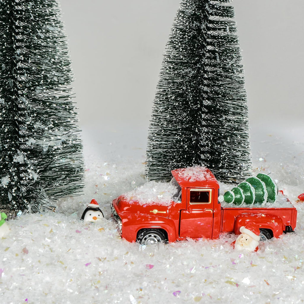Skiennix Christmas Fake Snow Powder - 8.8 oz Sparkling Snow Filler for Holiday Crafts & Decorations
