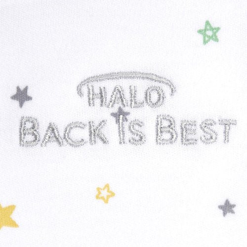 HALO 100% Cotton Sleepsack Swaddle - 3-Way Adjustable Wearable Blanket, TOG 1.5, Space, Small (3-6 Months)
