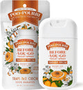 Poo-Pourri Pocket Toilet Spray - Mandarin Mimosa Travel Deodorizer | 1 Fl Oz, Up to 50 Uses, TSA Approved