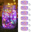 Btfarm Fairy Lights - 20 LED Battery Operated Twinkle Lights | Waterproof 7ft Silver Wire for Weddings & Decor