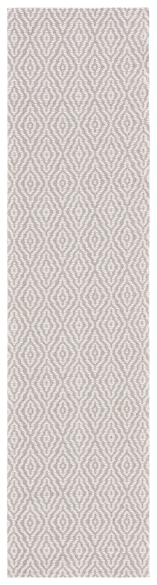 Martha Stewart x SAFAVIEH Area Rug Collection - 2' x 8' Runner, Taupe & Cream, Cotton, Ideal for Living Room, Bedroom, Foyer, Hallway (MSR484E)