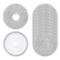 12 Pack Replacement Mop Pads for Dreame L40 Ultra/X40 Ultra/X50 Ultra/L50 Ultra/L10S Ultra/ L10s Pro Ultra Heat/L10S Ultra Gen2/L40S Ultra/X30 Ultra/L10 Ultra Robot Vacuum, Washable Replacement Pads