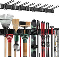 TIDYME Garage Wall Organizer - 64" Heavy-Duty Tool Storage Rack with Adjustable Hooks | 400 lbs Capacity