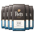 Peet's Coffee, Medium Roast Ground Coffee, 100% Arabica Coffee - Big Bang 63 Ounces (6 Bags of 10.5 Ounces)